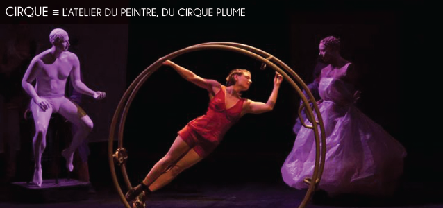 Choix de la rédaction : L`atelier du peintre, du Cirque Plume, sur l`le Séguin jusqu`au 11 novembre 2012