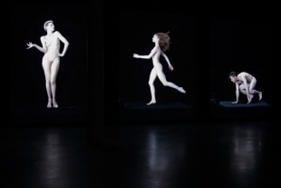 figure, studies, davide, michalek, le laboratoire, exposition, expo, vidéo, oeuvre vidéo, slow motion, high speed, film, corps, mouvement, écran, expérience, humain, 